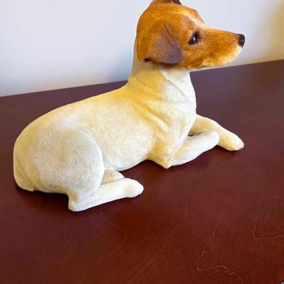 SANDICAST Original Size Jack Russell Terrier Sculpture 1992 VGUC - Picture 4 of 7